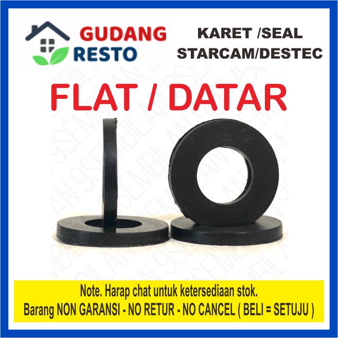 KARET / SEAL O RING REGULATOR STARCAM DESTEC / KEPALA LPG / GAS HITAM