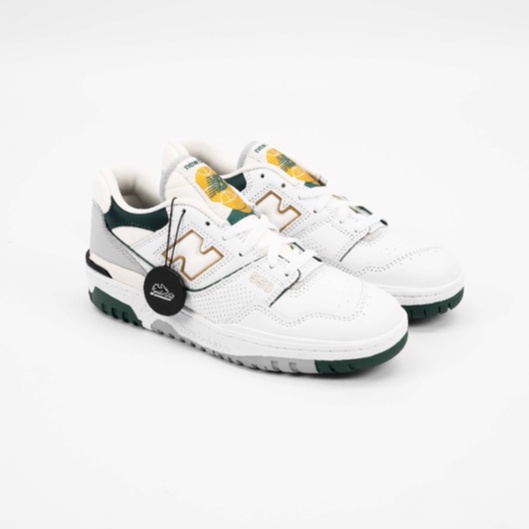 New Balance 550 White Green Yellow