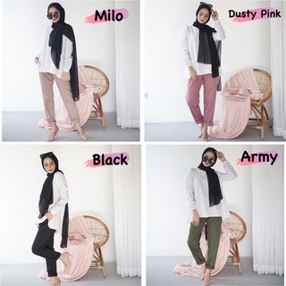 LC Celana  Baggy  Pant  Celana  Kantor Wanita Bahan  