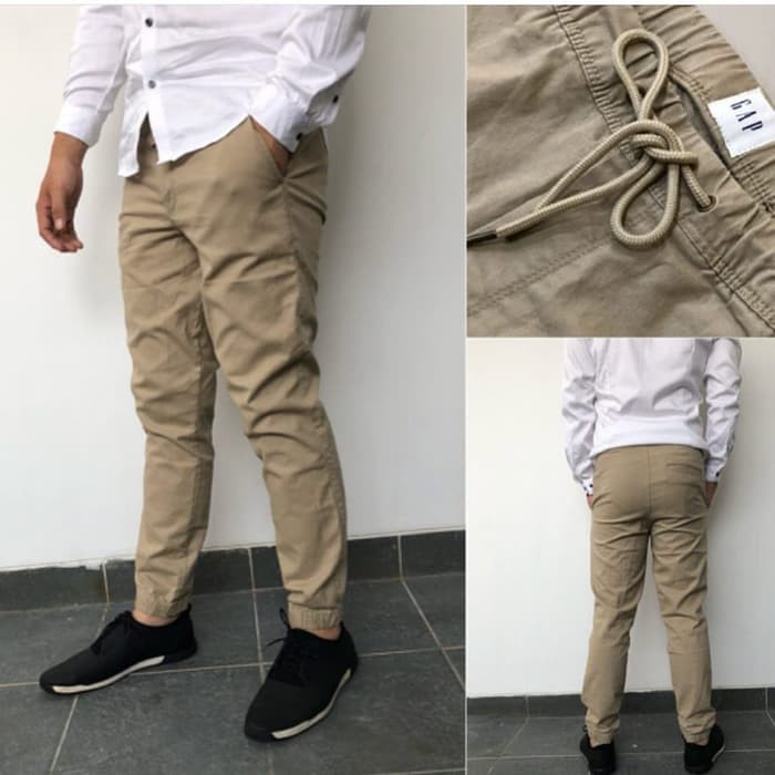 jogger pant beige