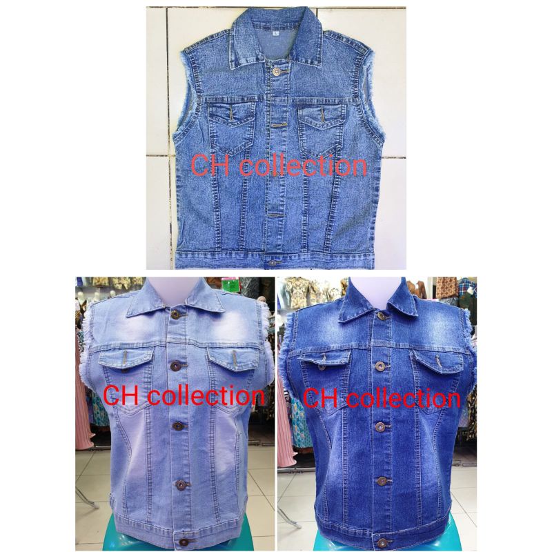 ROMPI JEANS BERKERAH BISA DIKANCING TEBAL CEWEK WANITA ROMPI WANITA ROMPI JEANS ROMPI DENIM VEST