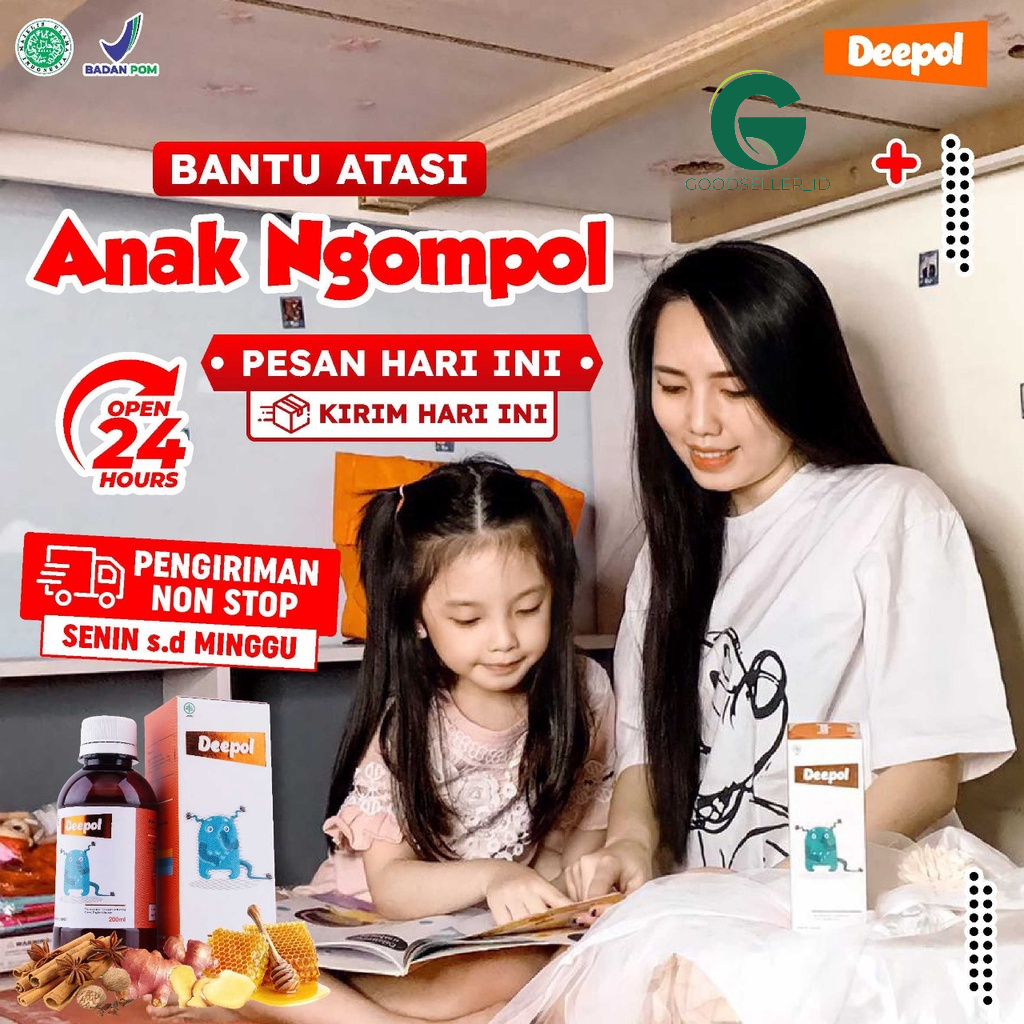 Madu Deepol - Bantu Atasi Ngompol Ompol &amp; Tingkatkan Syaraf Kandung Kemih Atasi Sembelit Redakan Perut Kembung Anak Isi 200ml