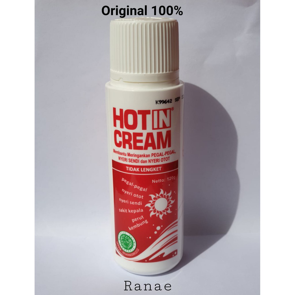 Hot In Cream 120ml (Merah) - BOTOL