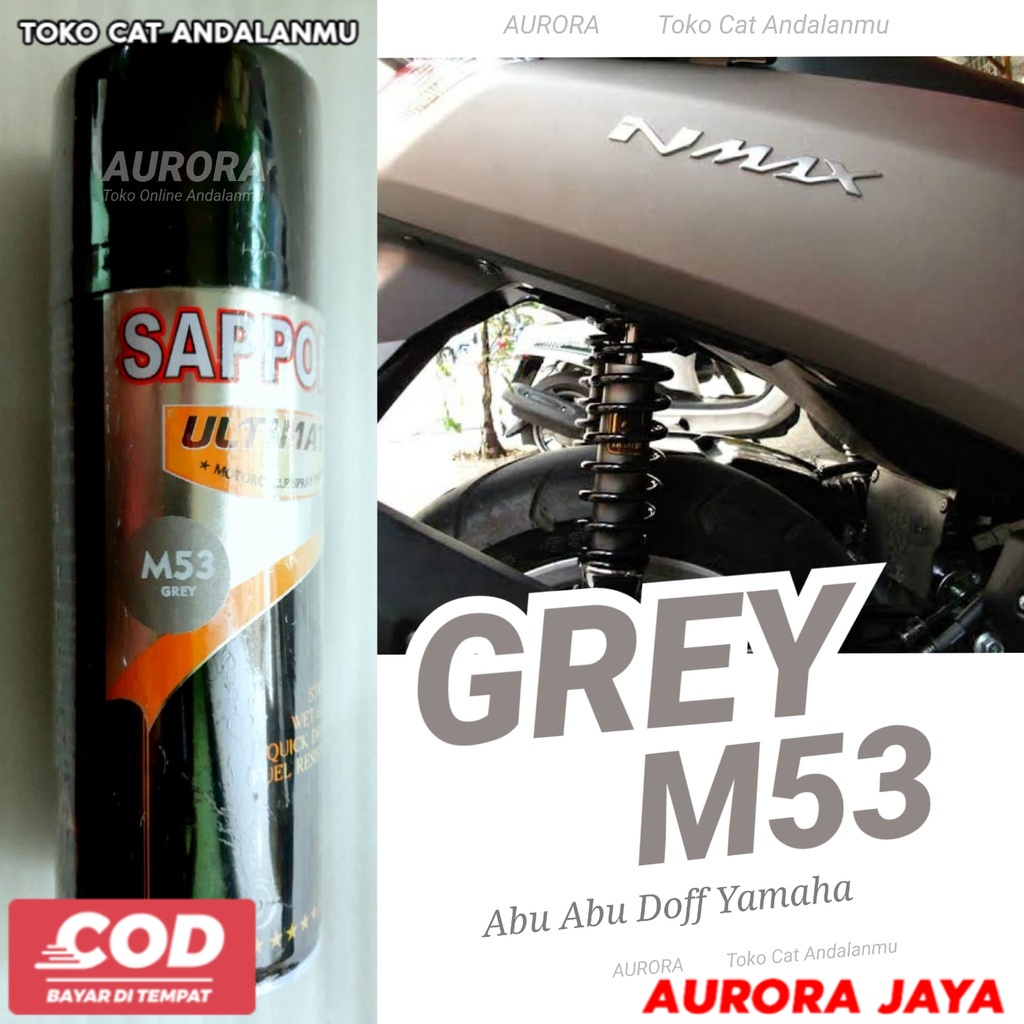 Sapporo Ultimate Grey Nmax M54 Abu Abu Yamaha Nmax Aerox Lexi Cat Pilox Saporo Ultimet 400cc Mobil M