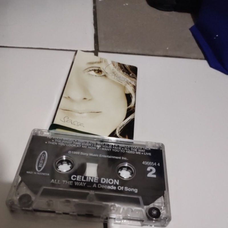 kaset pita celine dion / all the way