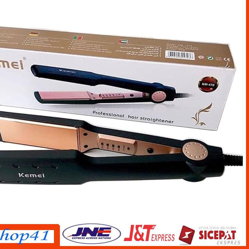 Flash Sale Catokan KEMEI KM 470 Catok  rambut  Lurus 