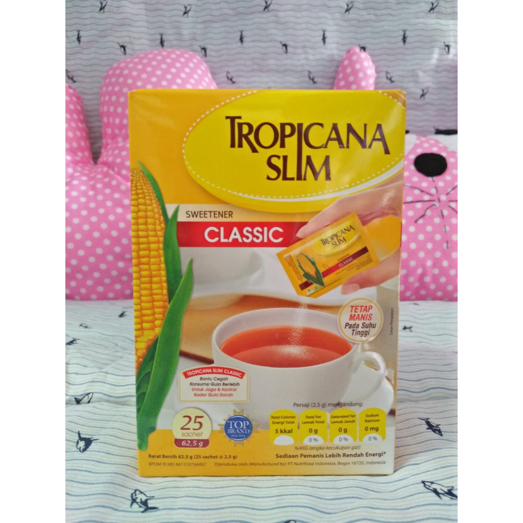 

TROPICANA SLIM SWEETENER CLASSIC 25 SACHET - HTA SUSU PAMPERS ANAK TERMURAH