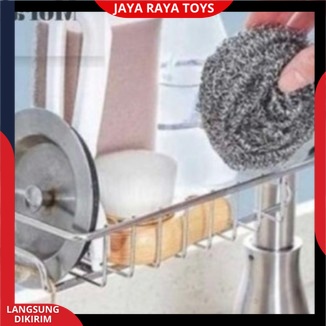 Sabut Stainless spoon spun Dapur sink - tempat sabun kawat Sikat Besi untuk Perabot Rumah Bisa Cod