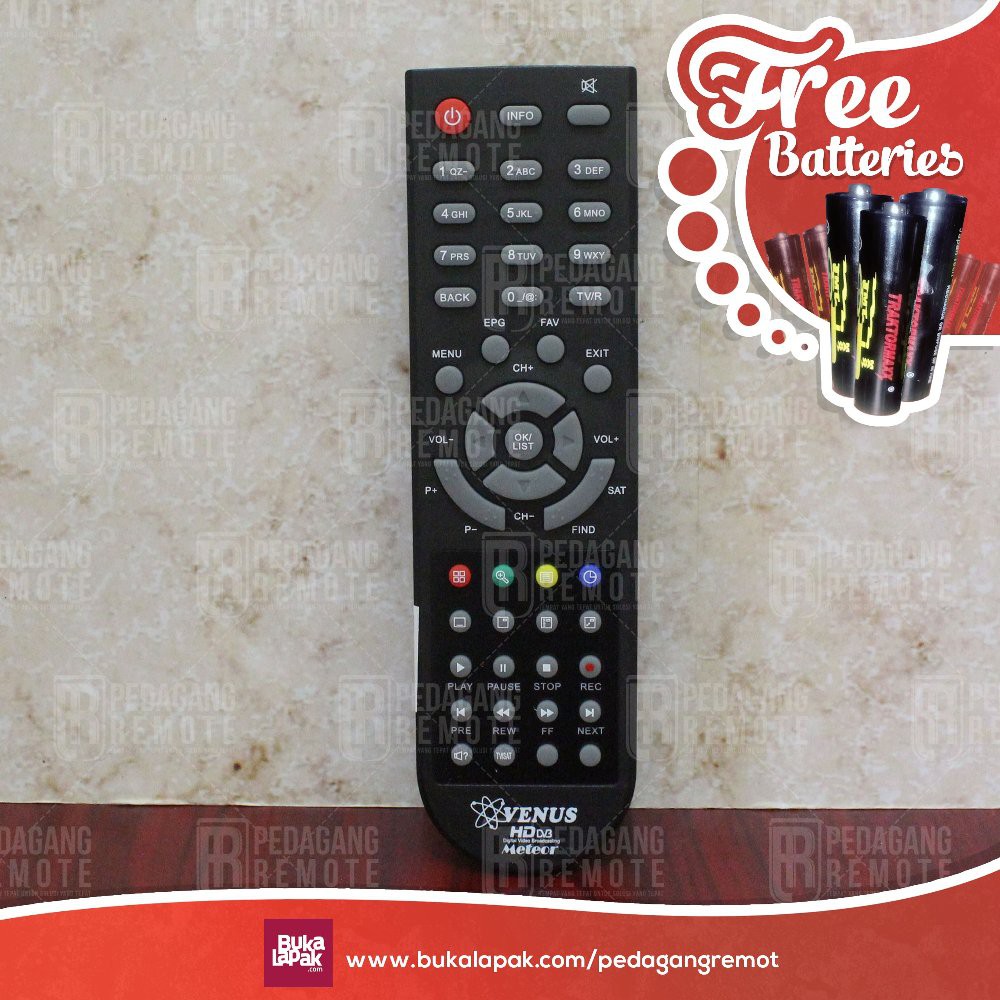 Remot Remote Receiver Parabola Venus Meteor HD MPEG4 Original