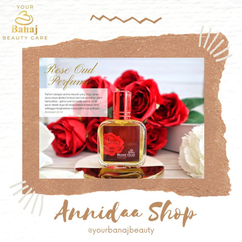 PARFUM ROSE OUD BANAJ / ROSE OUD PERFUME / PARFUM WANITA