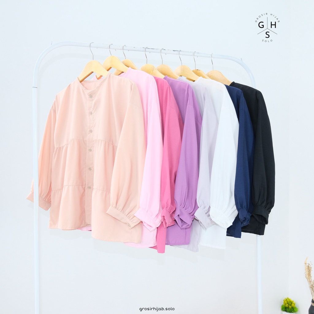 (DBY) BLOUSE CLERIA OVERSIZE KEMEJA ATASAN WANITA SHIRT