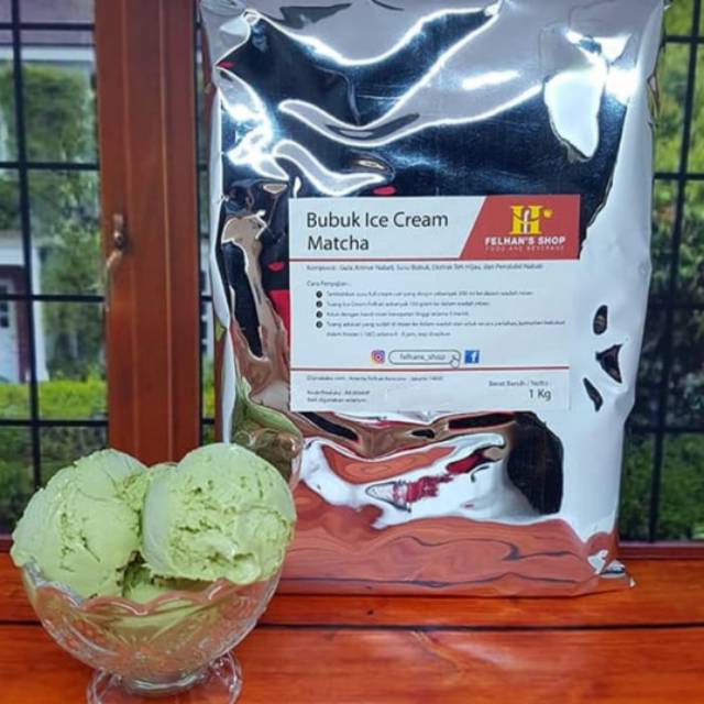 

1kg Bubuk Ice Cream - Matcha