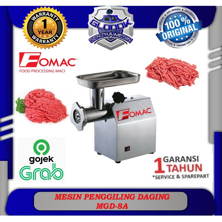 MGD-8A Meat Grinder Mesin Giling Daging/Penggiling Daging FOMAC