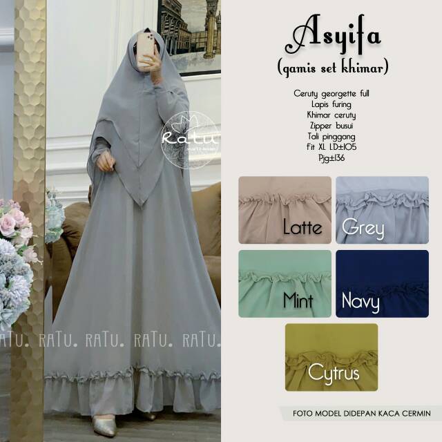ASYIFA GAMIS SYARI MURAH SOLO