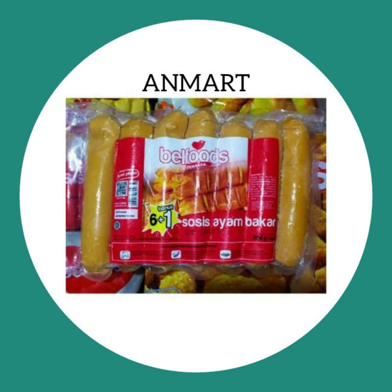 

ANMART | Belfoods Sosis Ayam Bakar 7pcs | Sayur Online | Frozen Food