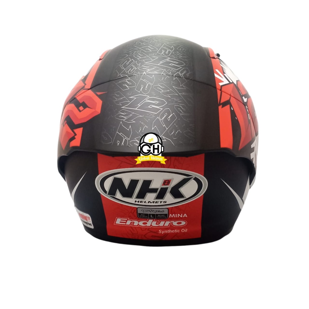 HELM NHK GP R TECH STREET ALI ADRIAN BLACK DOFF