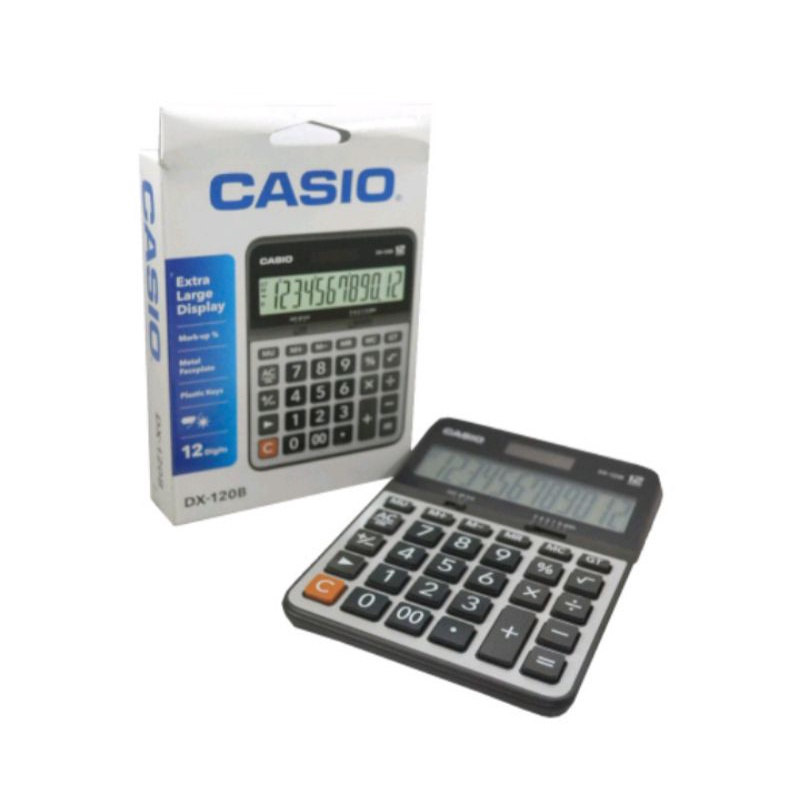 

Kalkulator CASIO DX 120B Calculator Desktop / Meja 12 Digit