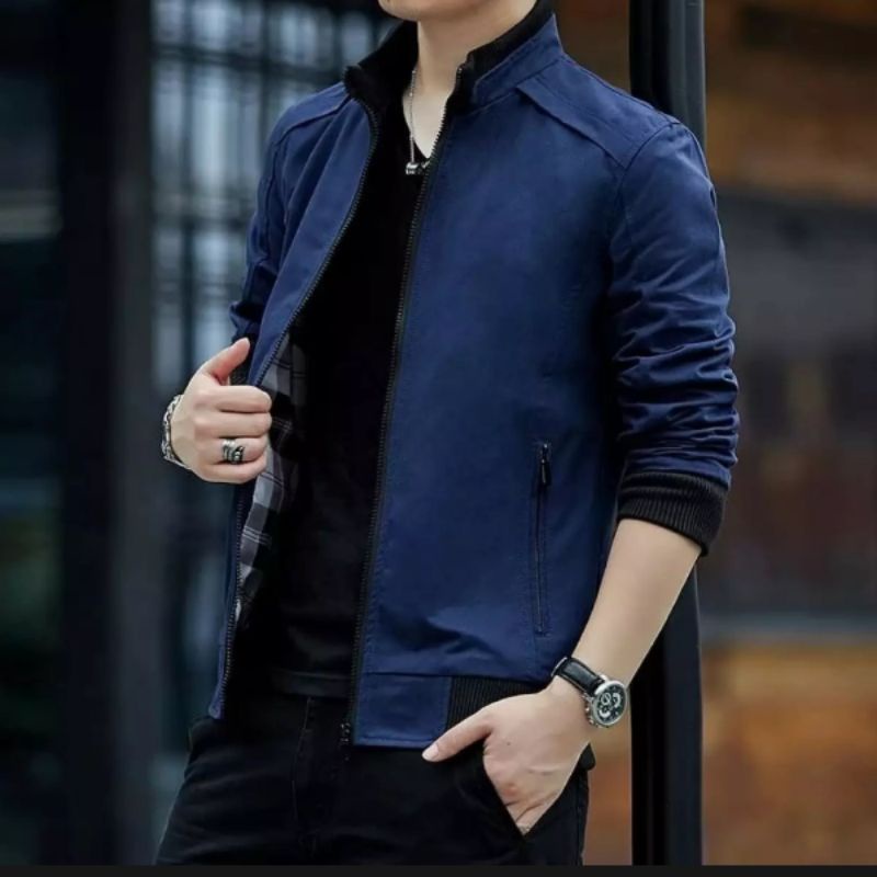 jaket harian jaket pria/jaket pormal jaket pria katun dril import
