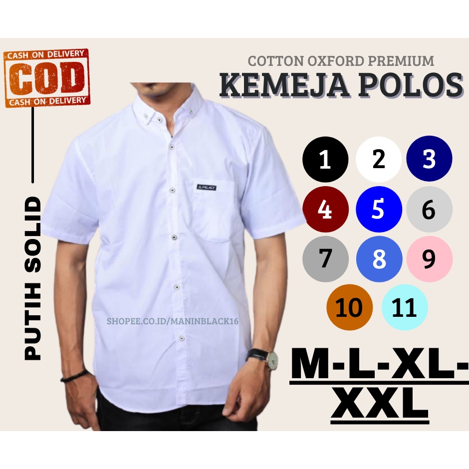 Kemeja Pria Dewasa Lengan Pendek Ukuran Jumbo Besar XXL Kemeja Pria Dewasa Lengan Pendek Ukuran Jumbo Besar XXL