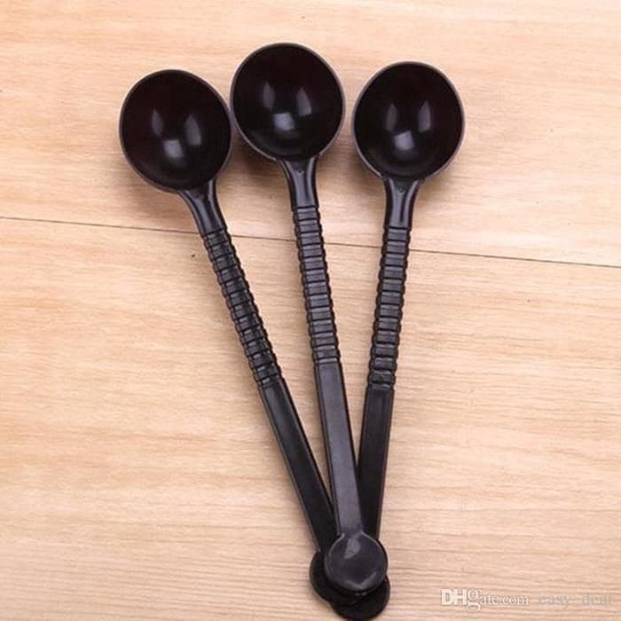 2in1 Panjang sendok takar kopi 10g &amp; adukan Long coffee spoon 2546