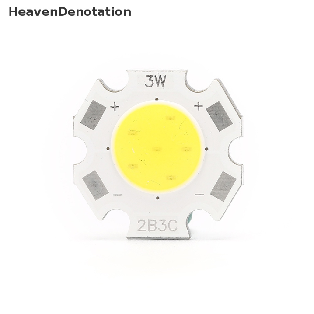 [HeavenDenotation] 5pcs 3W COB LED Chips LED Strip Bar Light Bulb Lamp Flood Light DC9-10（V）