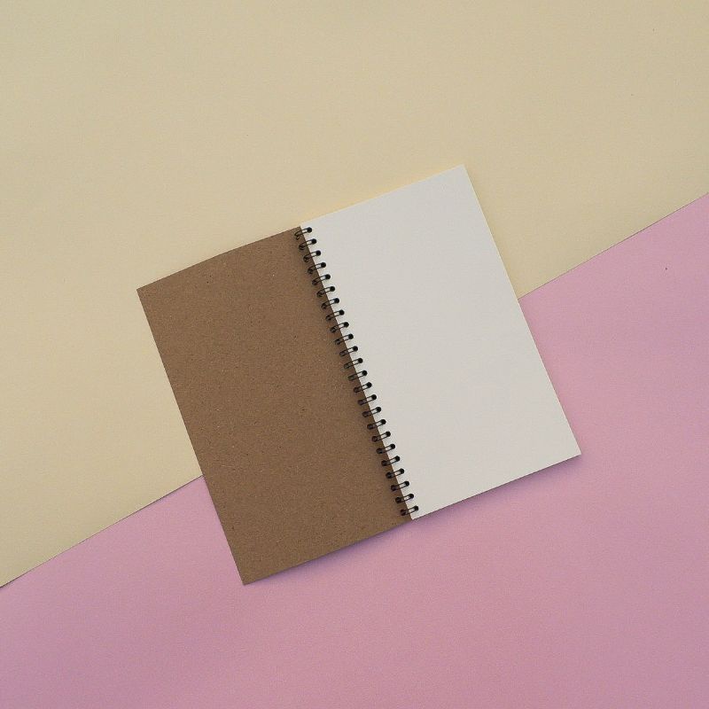 BUKU SKETSA A6 / SKETCHBOOK A6 / SKETCHBOOK BROWN / SKETCH BOOK PAPER.-Coklat / hvs