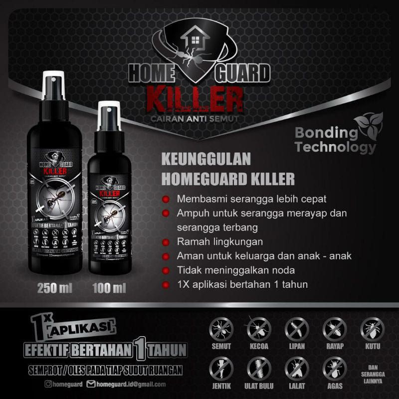 Home Guard Killer homeguard killer cairan anti semut 100ml 250ml