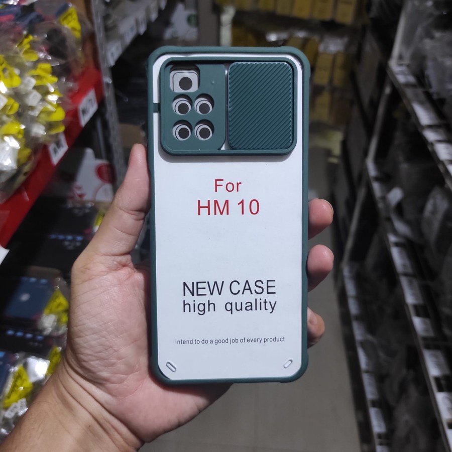 Case Xiaomi Redmi 10 Slide Clear Transparant Protaction Kamera Belakang