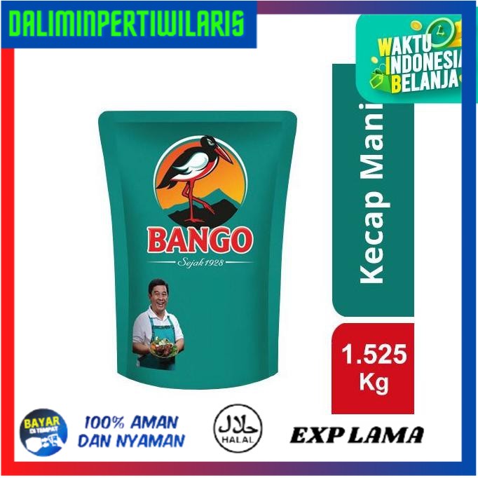 

[[BISA COD]] Bango Kecap Manis Pouch 1.52Kg SALE Kode 32