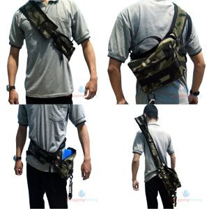 Tas Joran Pancing Casting Pinggang Curve