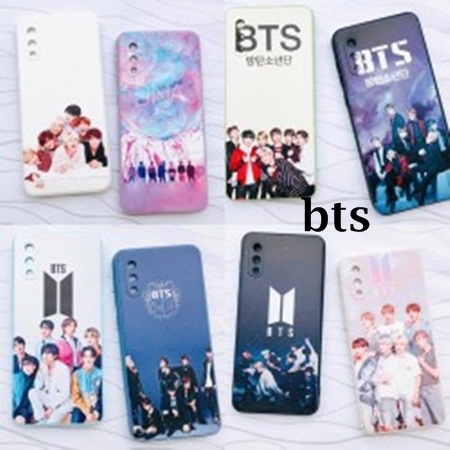 Casing kaca BTS Vivo y20 y51 2020 v20 y12 HardCase kaca corak BTS Hard case