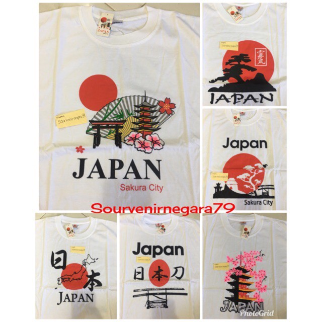 Kaos sourvenir japan