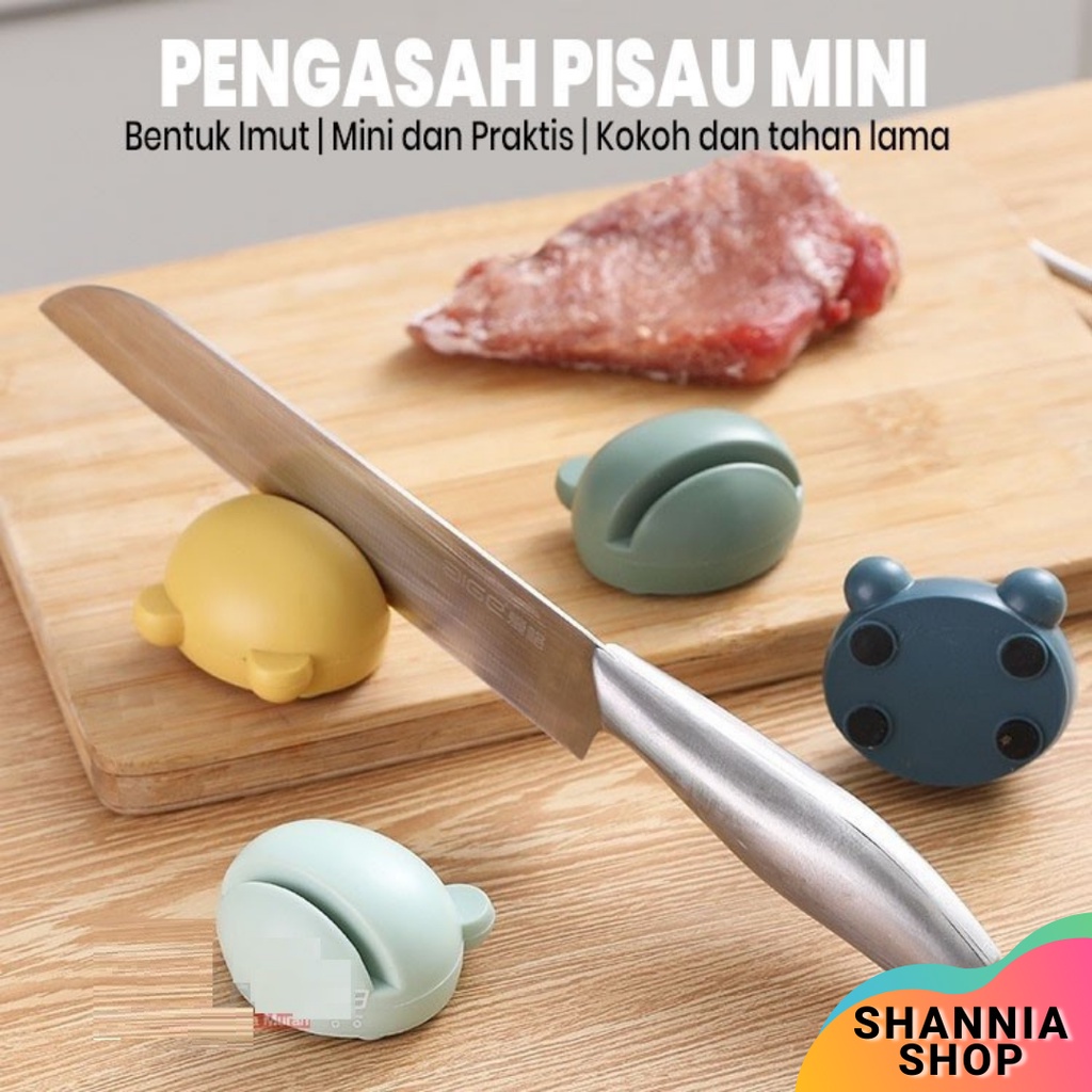 &lt;^ SJA ^&gt;  Model kepala Kodok Asahan Pisau Mini Portable / Pengasah Pisau Mini Motif Kepala kodok