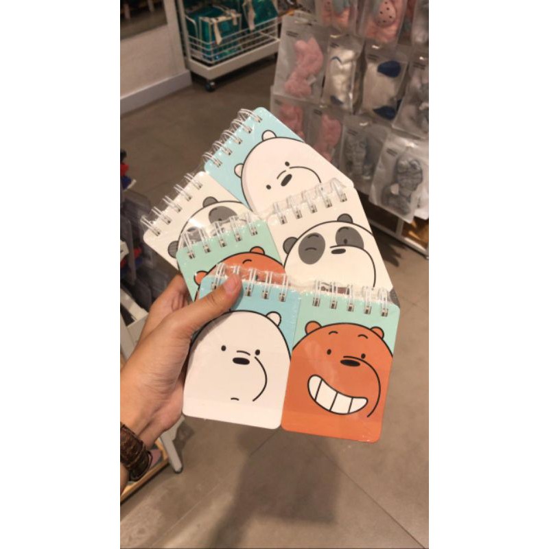 

3tipe MINISO WE BARE BEARS NOTEBOOK