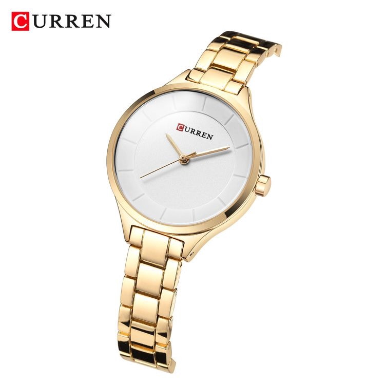 CURREN 9015 Jam Tangan Wanita Analog Stainless Steel WK-SBY