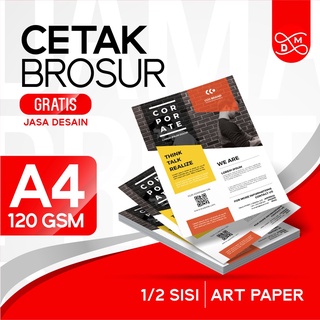 Jual Cetak Brosur Custom - Cetak Poster Custom - 2 Sisi - Art Paper ...