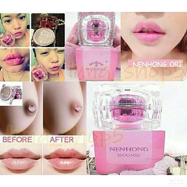 NENHONG PEMERAH BIBIR ALAMI HASIL PERMANEN