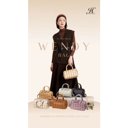 WENDY SLING BAG JIMS HONEY ORIGINAL tas selempang wanita Jims honey terbaru kekinian fashionable imp