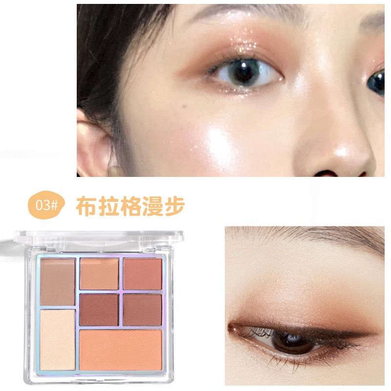 rcsbeauty - LAMEILA eyeshadow palet sakura highshine 7 warna