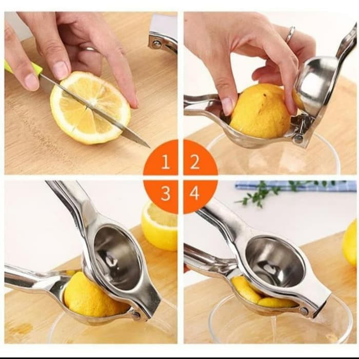 ALAT PERAS JERUK LEMON SQUEEZER STAINLESS STEEL