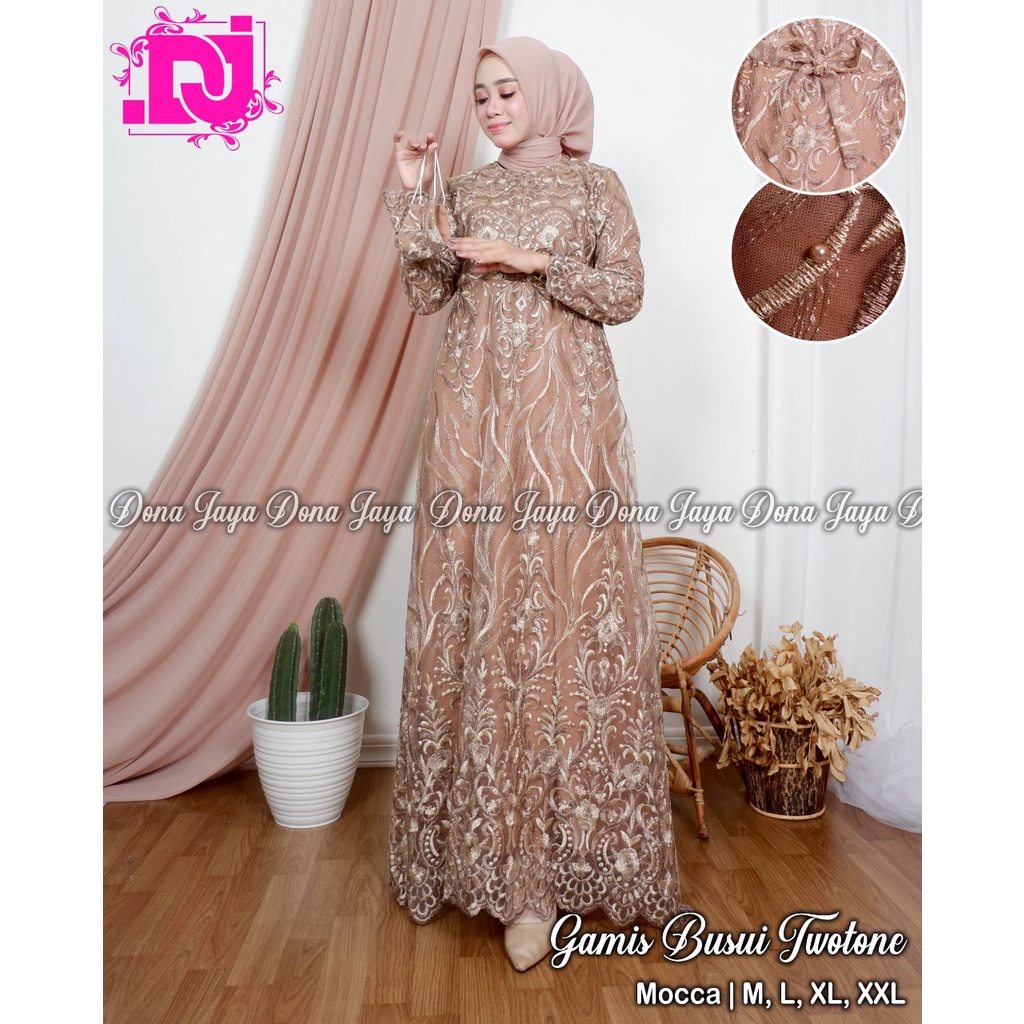 Kebaya Gamis Busui DJ / Gamis / Kebaya Modern / Dress Pesta Kondangan / Gamis Pesta Busui