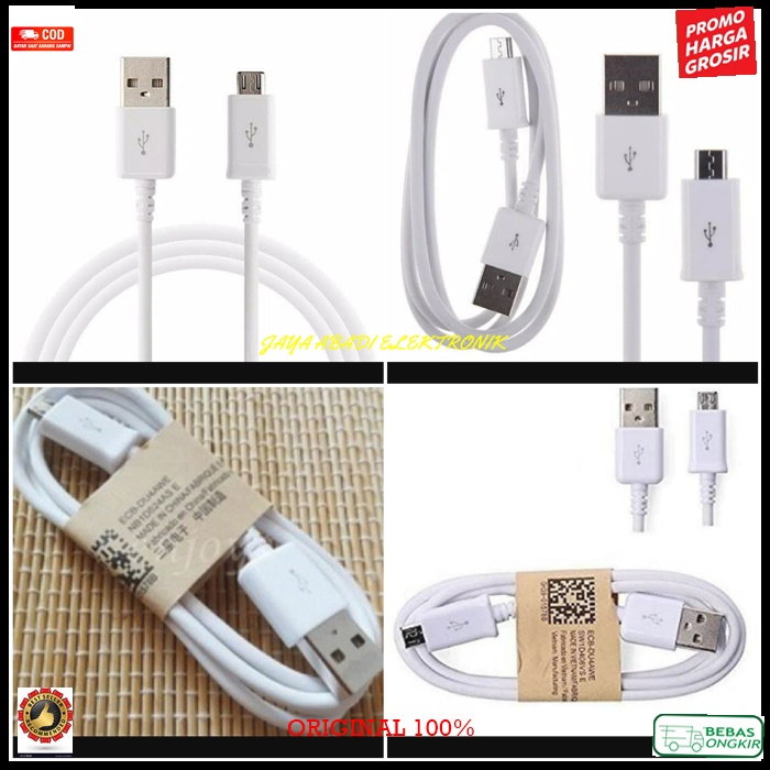 J230 SAMSUNG KABEL DATA MICRO USB SUPER FAST CHARGING MULTI UNIVERSAL CAS CASAN CABLE HANDPHONE TRAN
