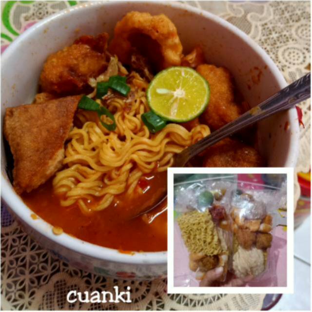 

Cuangki bandung makanan pedas mie instan mie ramen cemilan seblak cuanki murah nayismail