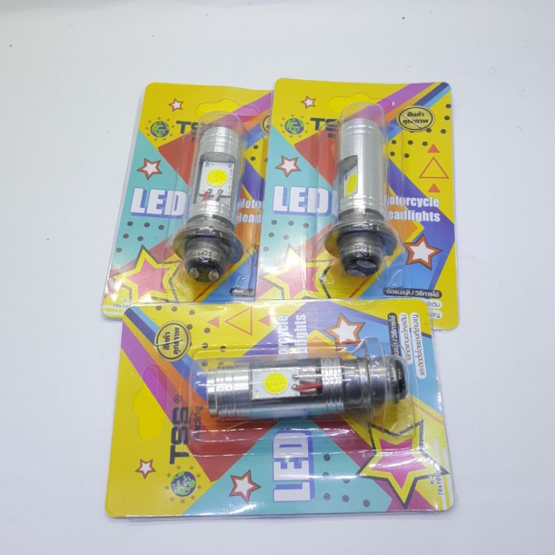 Lampu depan h6 led headlamp bebek dan matic/Lampu depan motor LED 2 sisi