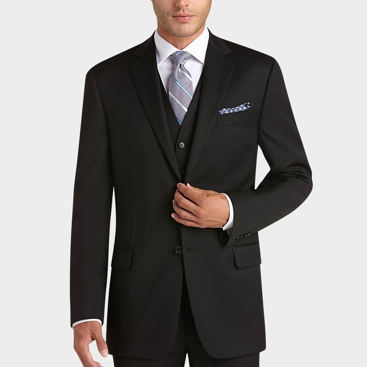 SETELAN JAS RESMI PRIA WARNA HITAM 3IN1 STYLE BLACKFOLD HIGH TWIST FORMAL FIT SUIT DESIGN NIKAYU