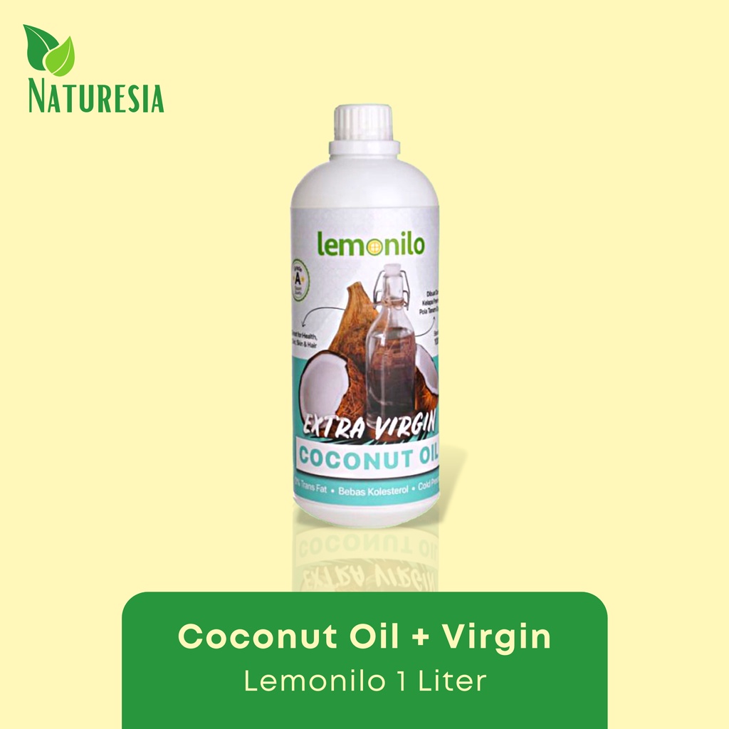 

Lemonilo 100% Extra Virgin Coconut Oil VCO 1 Liter 1000ml - EVCO Minyak Kelapa VCO Murni Original