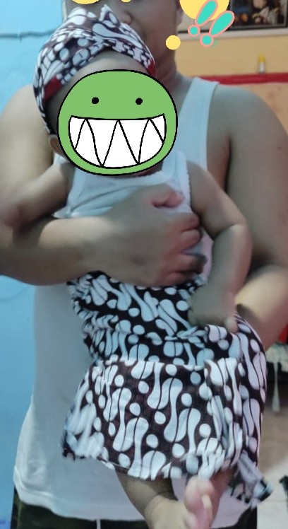 Blangkon Anak Jogja Jebeh Motif Batik Putih