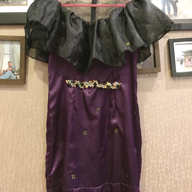 Long dress party pesta mewah preloved