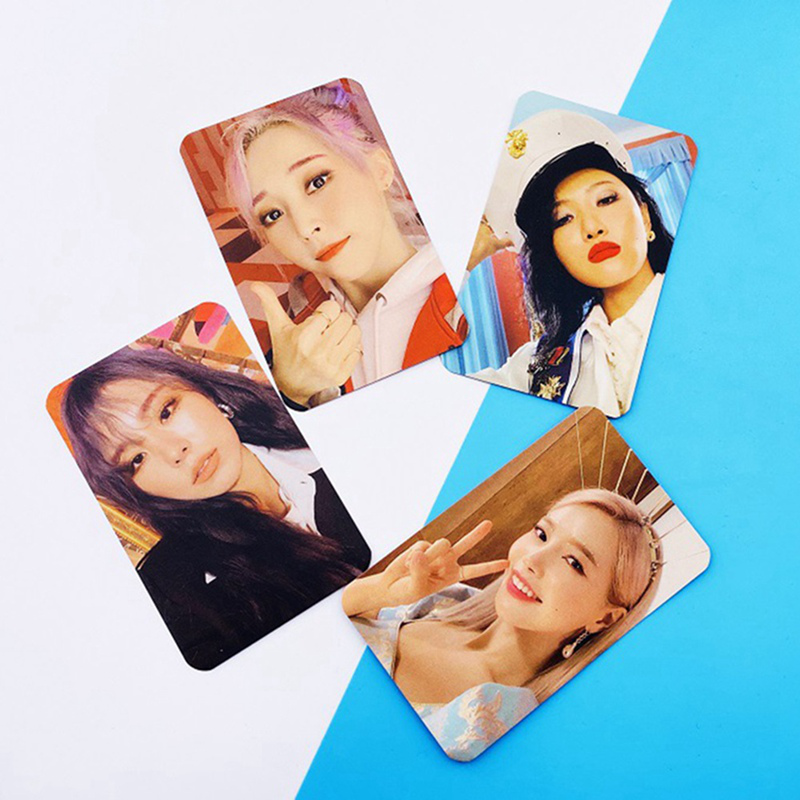 16Pcs / Set Kartu LOMO Foto KPOP MAMAMOO 2nd Album Reality Warna Hitam