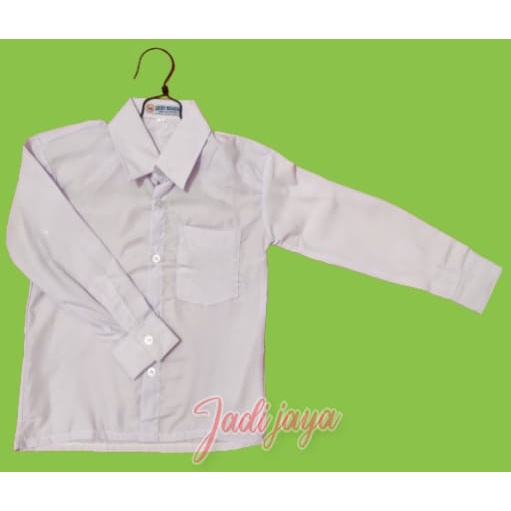 BAJU KEMEJA PUTIH POLOS SMP/SMA PANJANG